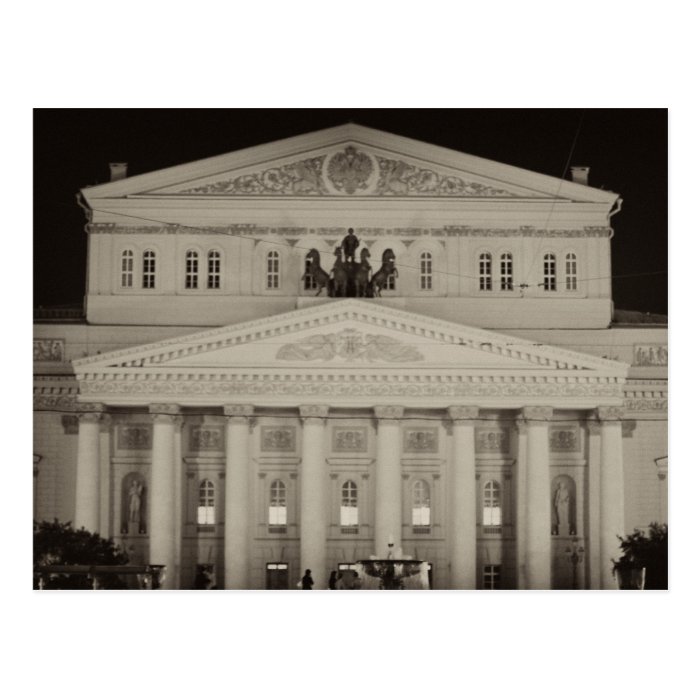 Bolshoi Theatre, Moscow Post Card