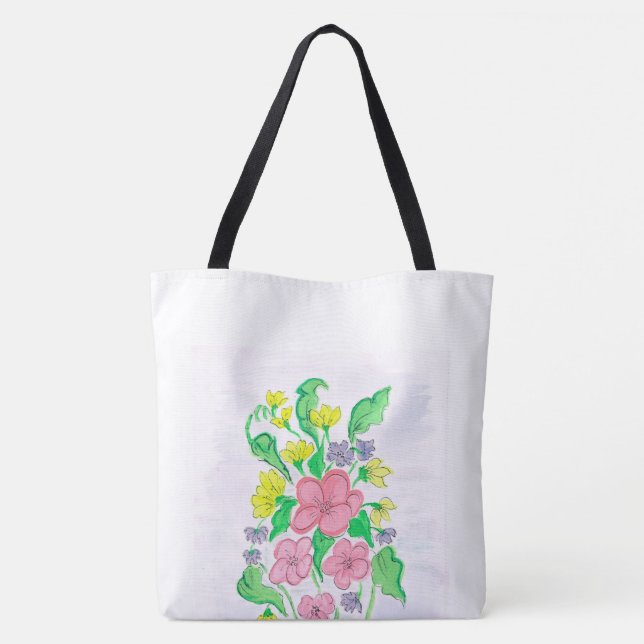 Bolso Morral Ilustrado Cris Tote Bag (Back)