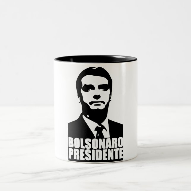 Bolsonaro President Two-Tone Coffee Mug (Center)