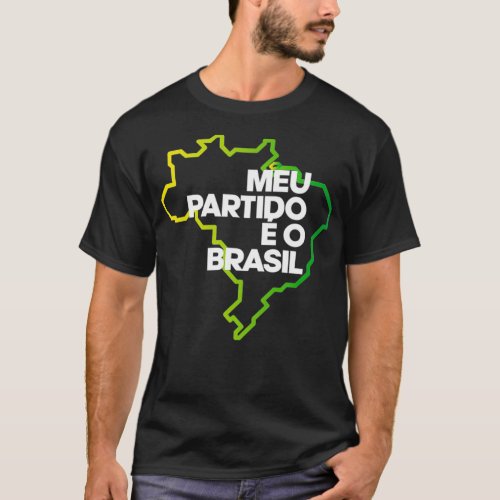 Bolsonaro Presidente 2022 Brasil  Camiseta  T_Shirt