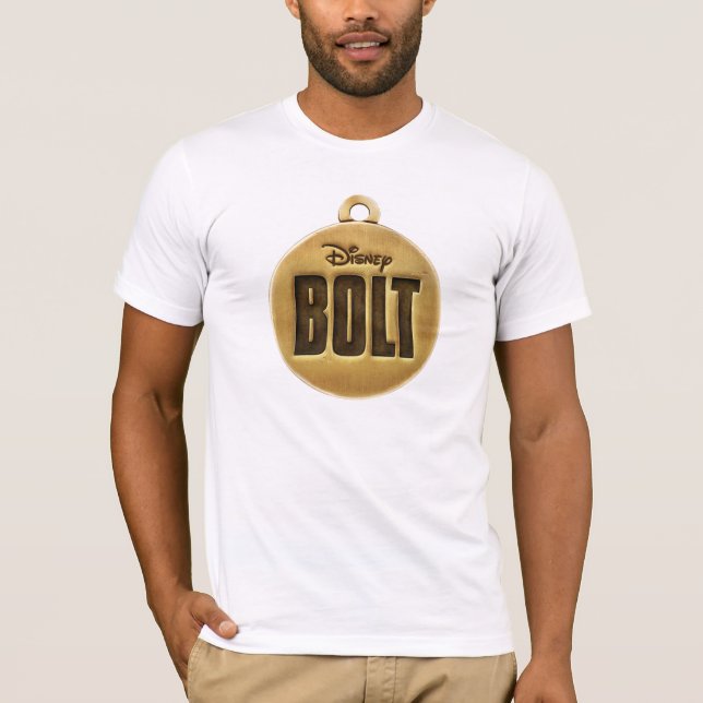 Bolt dog tag Disney T-Shirt (Front)