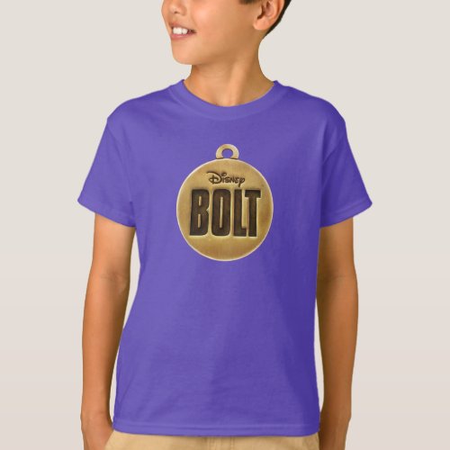 Bolt dog tag Disney T_Shirt