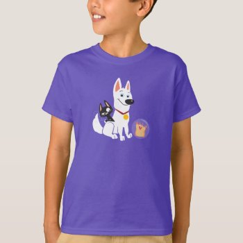 Bolt  Mittens And Rhino Disney T-shirt by OtherDisneyBrands at Zazzle