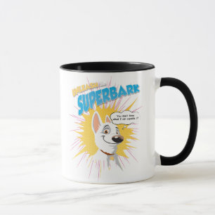 Bolt "unleash the superbark" thought bubble Disney Mug