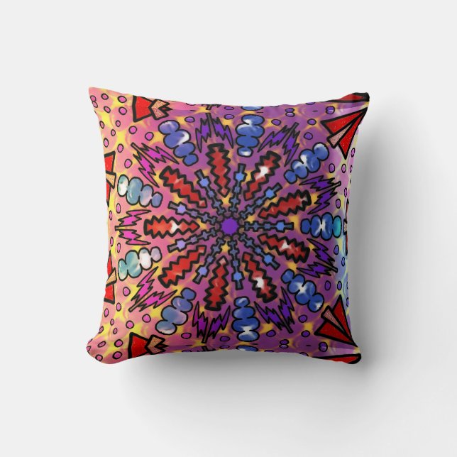 Bolted Throw Pillow (Front)