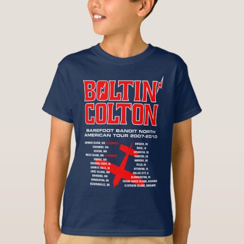 Boltin Colton World Tour Red T_Shirt