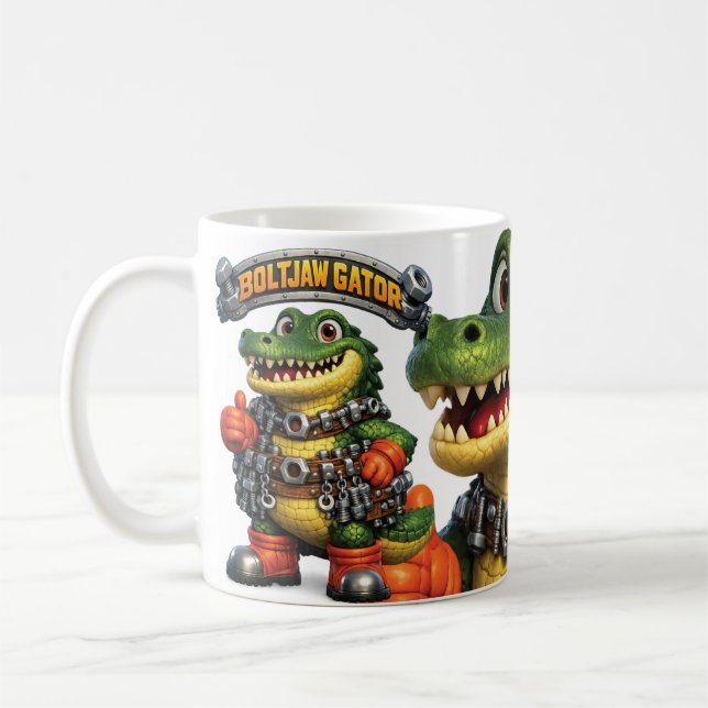 Boltjaw Gator Coffee Mug (Left)