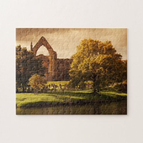 Bolton Abbey In Autumn Jigsaw Puzzle