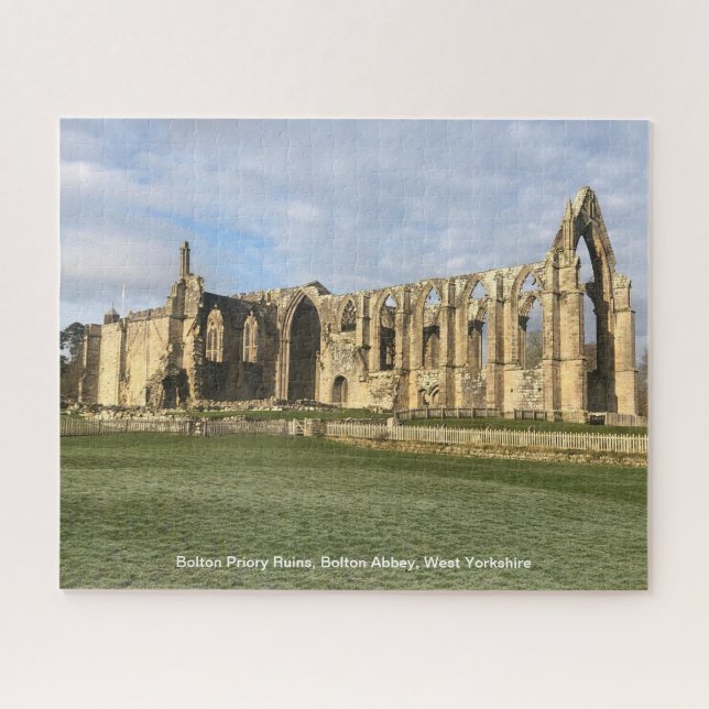 Bolton Priory, Bolton Abbey, West Yorkshire Jigsaw Puzzle (Horizontal)