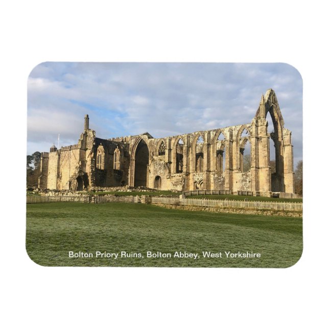 Bolton Priory, Bolton Abbey, West Yorkshire Magnet (Horizontal)