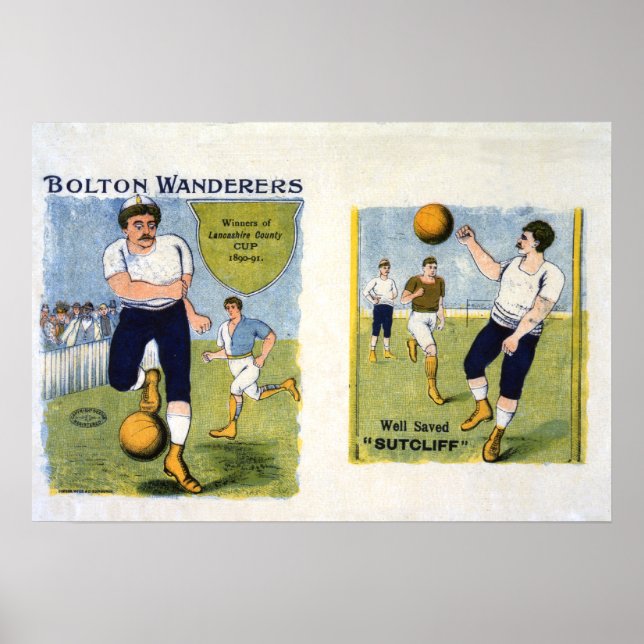 Bolton Wanderers FC, 1894 Poster (Front)
