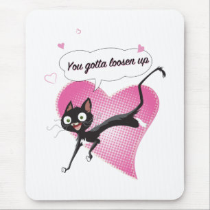 Bolt's Black Cat Disney Mouse Pad