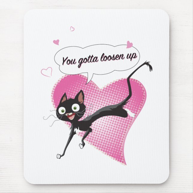Bolt's Black Cat Disney Mouse Pad (Front)