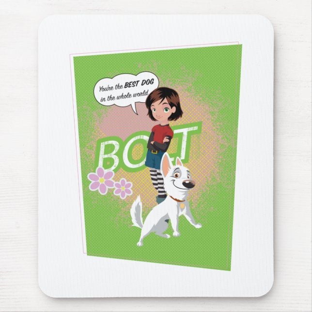 Bolt's Penny and Bolt Disney Mouse Pad (Front)