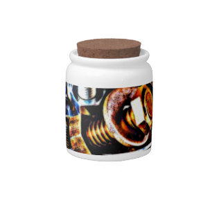 Bolts Pop Art Candy Jar