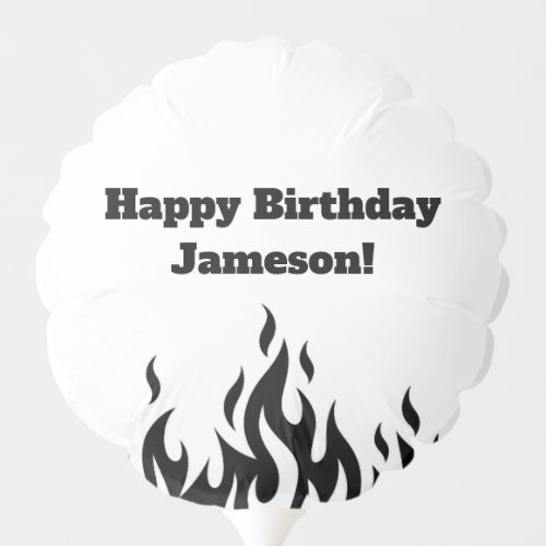Bolts & Smiles Custom two-sided Balloon