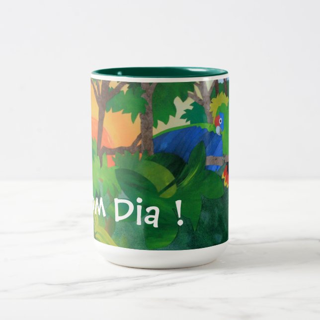 Bom Dia ! Art Coffee Mug (Center)