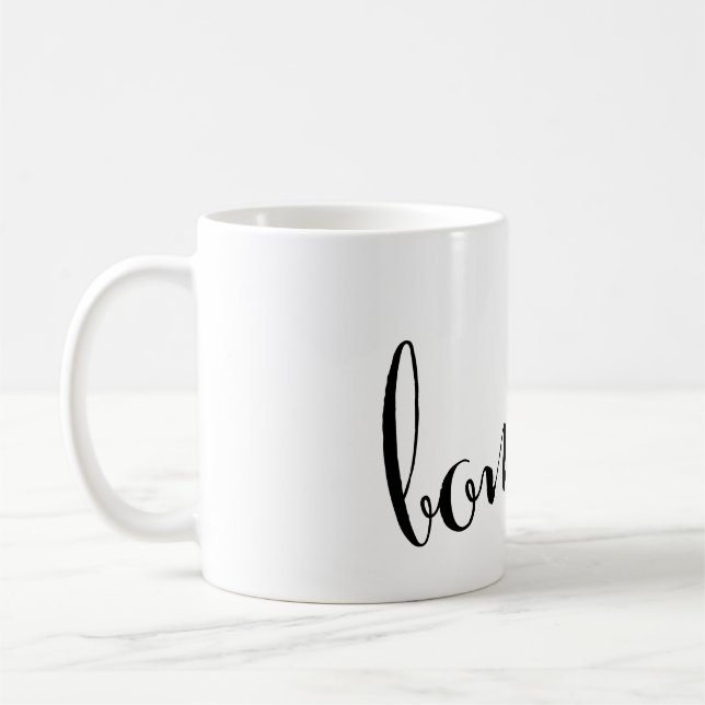 bom dia Good Morning Portuguese Mug (Left)