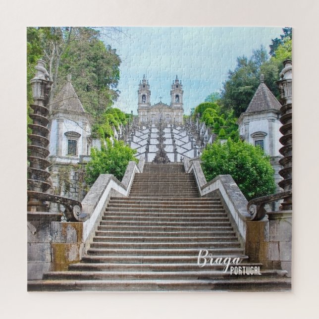 Bom Jesus de Braga Catholic Sanctuary, Portugal Jigsaw Puzzle (Vertical)