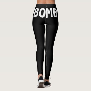 Bomb Booty Leggings by OniTees at Zazzle