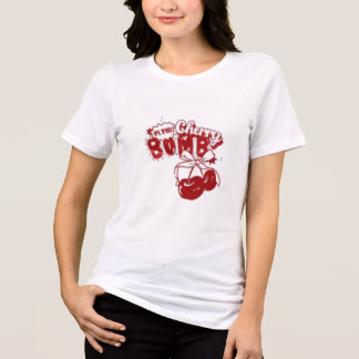 Bomb cherry Tri-Blend shirt