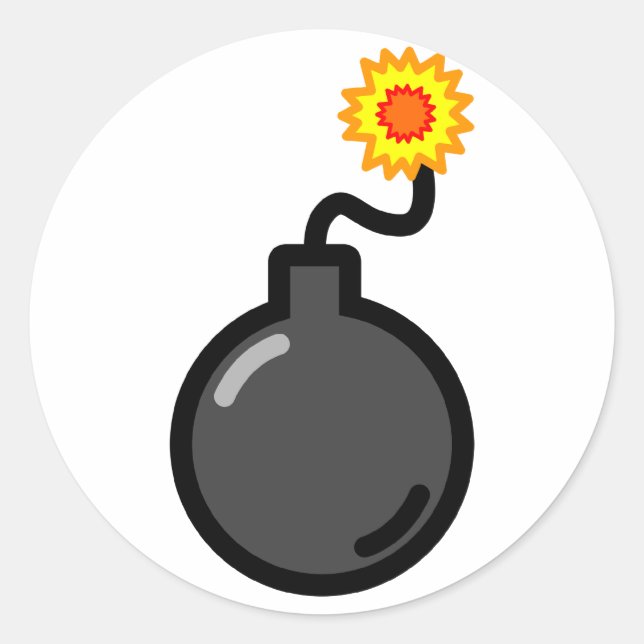Bomb! Classic Round Sticker (Front)