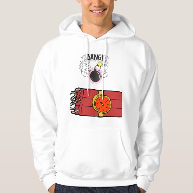 Bomb graphic design boundless  hoodie (Front)