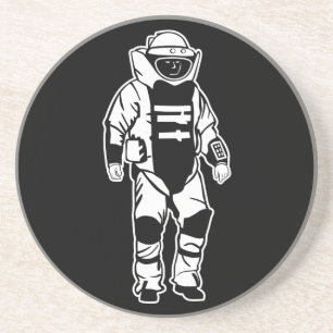 Bomb Suit Sandstone Coaster