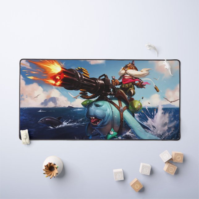 Bombardier Gaming Desk Mat | Sky Gaming Mousepads (Kids Table)