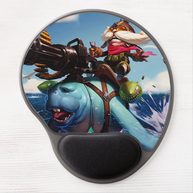 Bombardier Gaming Gel Mousepad | Airborne Assault (Front)