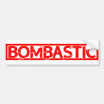 Bombastic Stamp Bumper Sticker