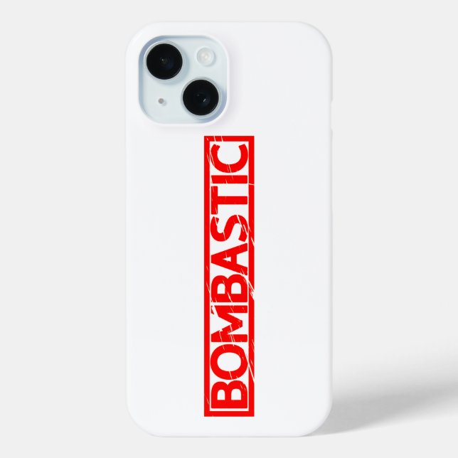 Bombastic Stamp Case-Mate iPhone Case (Back)