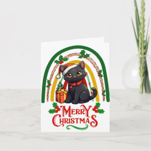 Bombay-cat Christmas Card