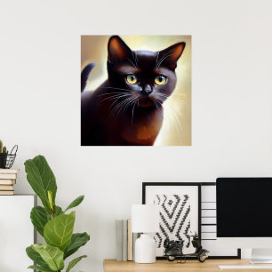 Bombay Cat Poster