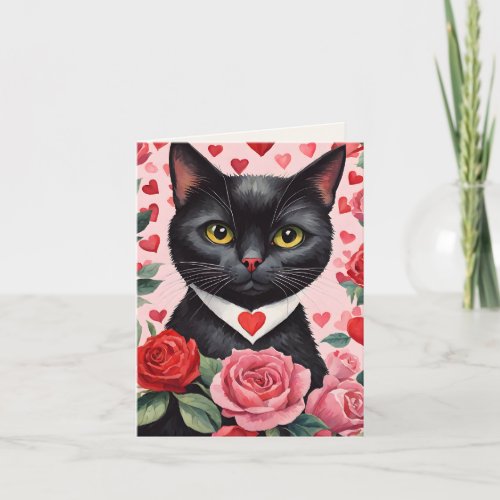 Bombay Cat Purr_fect Valentine Card