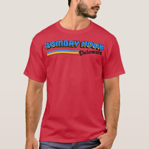 Bombay Hook Delaware Retro Styled Design T-Shirt