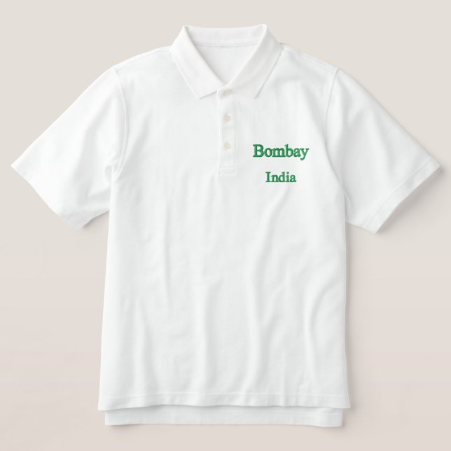 Bombay India Polo Shirt (Design Front)
