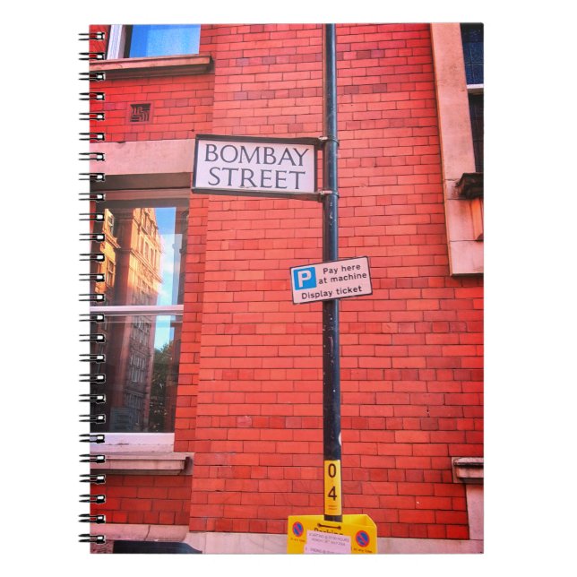 Bombay street notebook (Front)