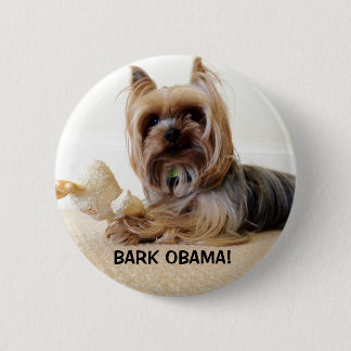 BOMBO's BARK OBAMA Pinback Button