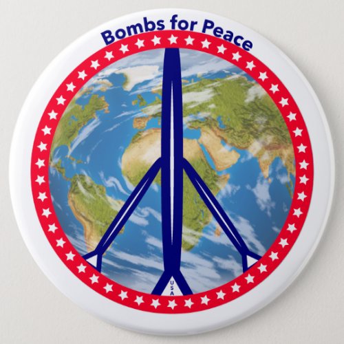 Bombs for Peace Button