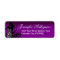 Bombshell Zebra Party Dress purple
