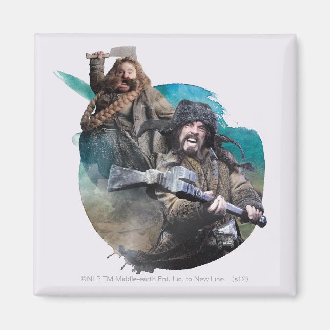 Bombur and Bofur Magnet (Front)