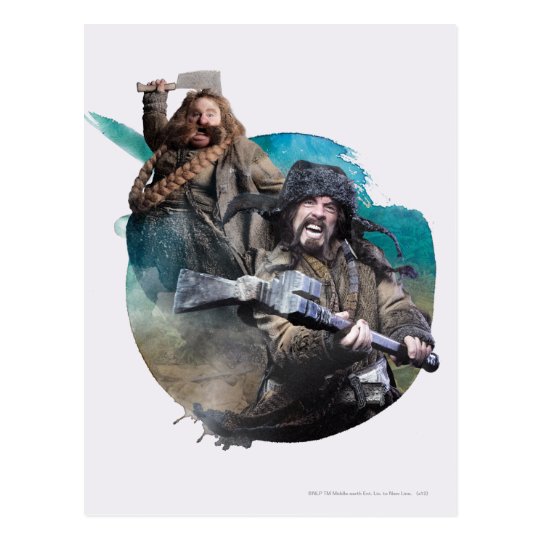 Bombur and Bofur Postcard