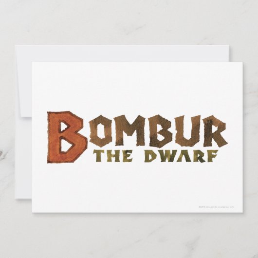 Bombur Name (Front)