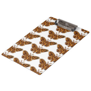 Bombyx Mori Silk Moth Life Cycle Silhouette Clipboard