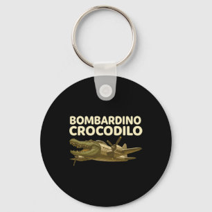 Bomrdino Crocodilo - Funny Italian Brainrot Kids M Keychain