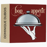 Bon Appetit 3 See Back -  3 Ring Binder