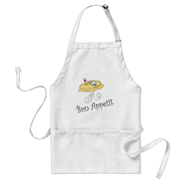 bon appetit adult apron (Front)