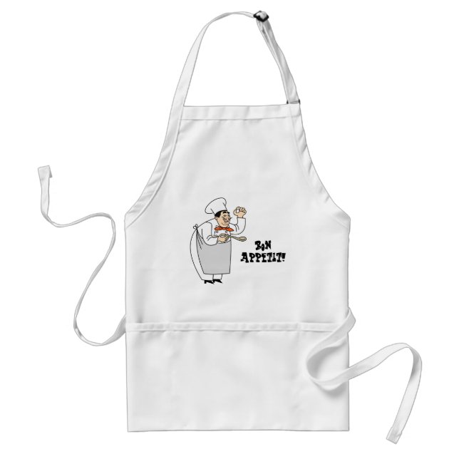bon appetit adult apron (Front)