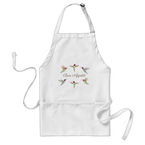 Bon Apptit Annas Hummingbird Adult Apron